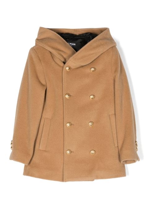 Double-breasted coat BALMAIN KIDS | BT2Q50 E0124119